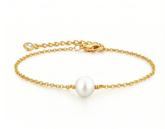 BRACELET, 18K GOLD PLATED STEEL